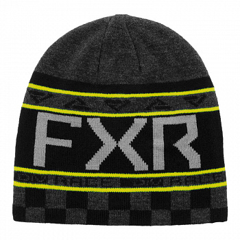 Шапка FXR RACE DIVISION (Char Heather/HiVis, OS+)