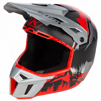 Шлем / F3 Carbon Helmet ECE XL DNA Fiery Red - Monument Gray