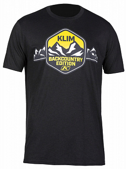 Футболка/Klim/Backcounty Edition SS T/Black - Yellow/3XL/